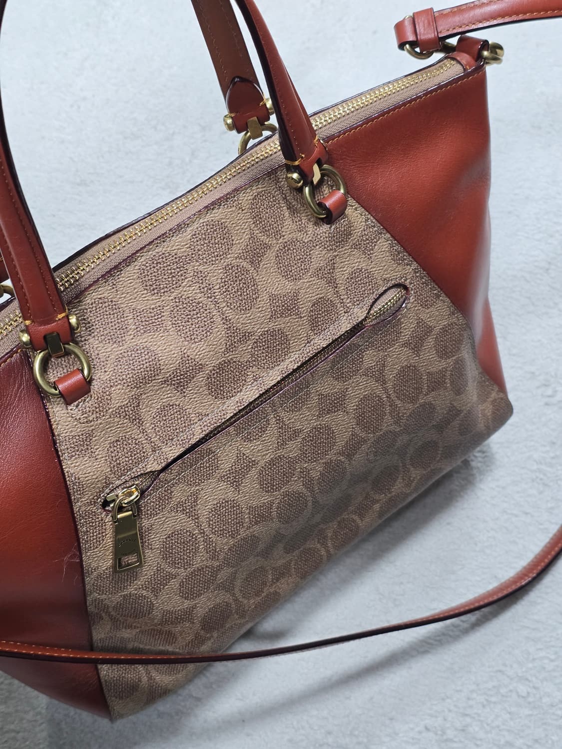 Coach 코치 프레리 사첼 인 시그니처 캔버스 투웨이 백 상품이미지5