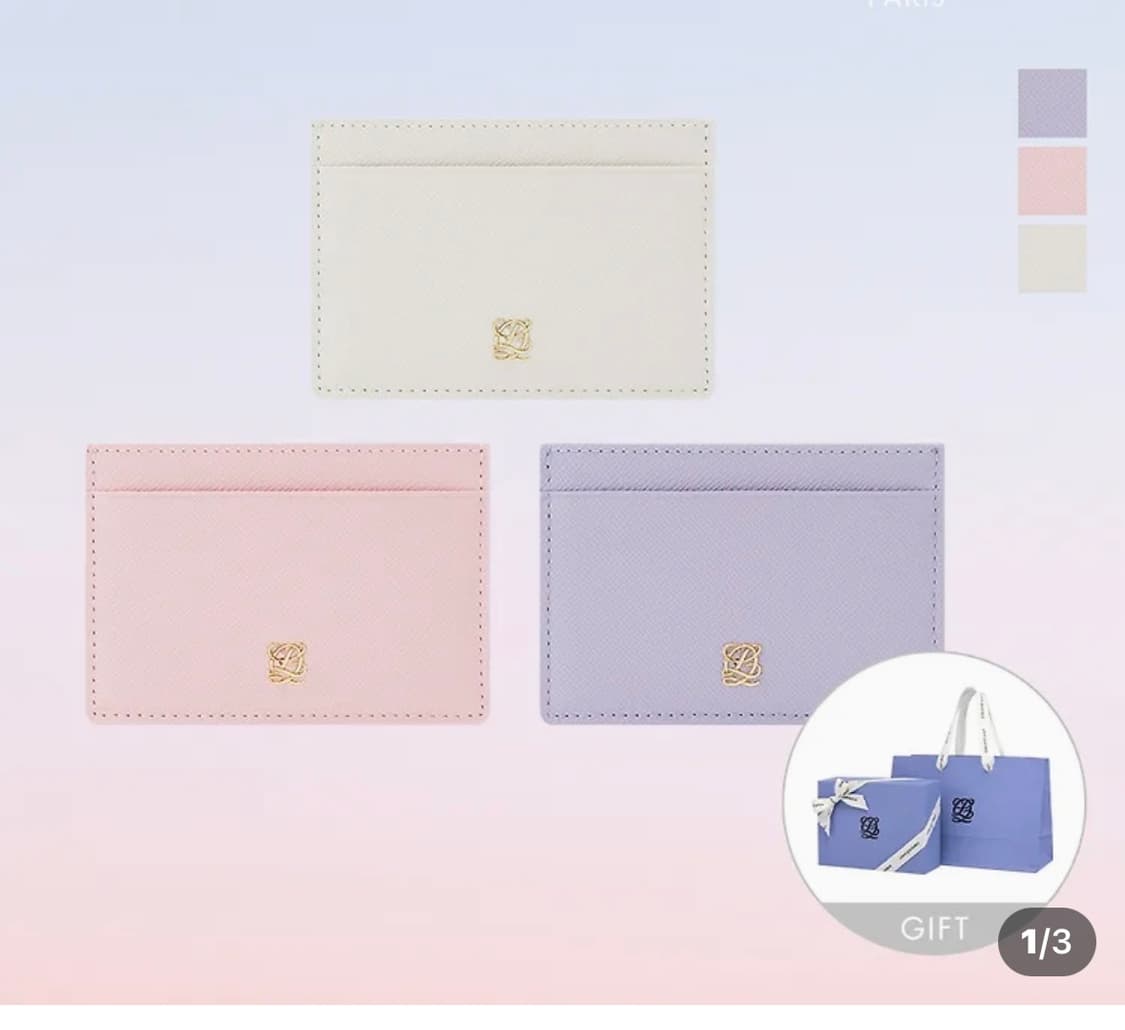 루이까또즈 카드지갑 핑크 새상품 상품이미지1