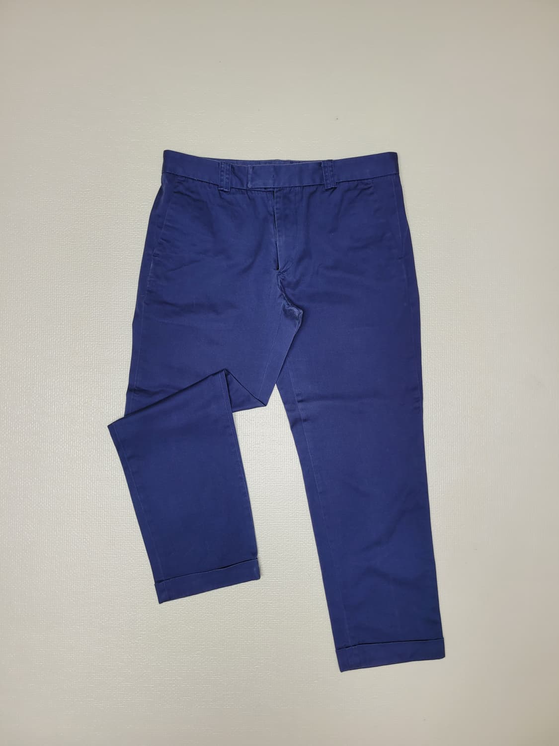 코너스 CONUS 남자 롤업 면바지 31 딥블루 상품이미지1