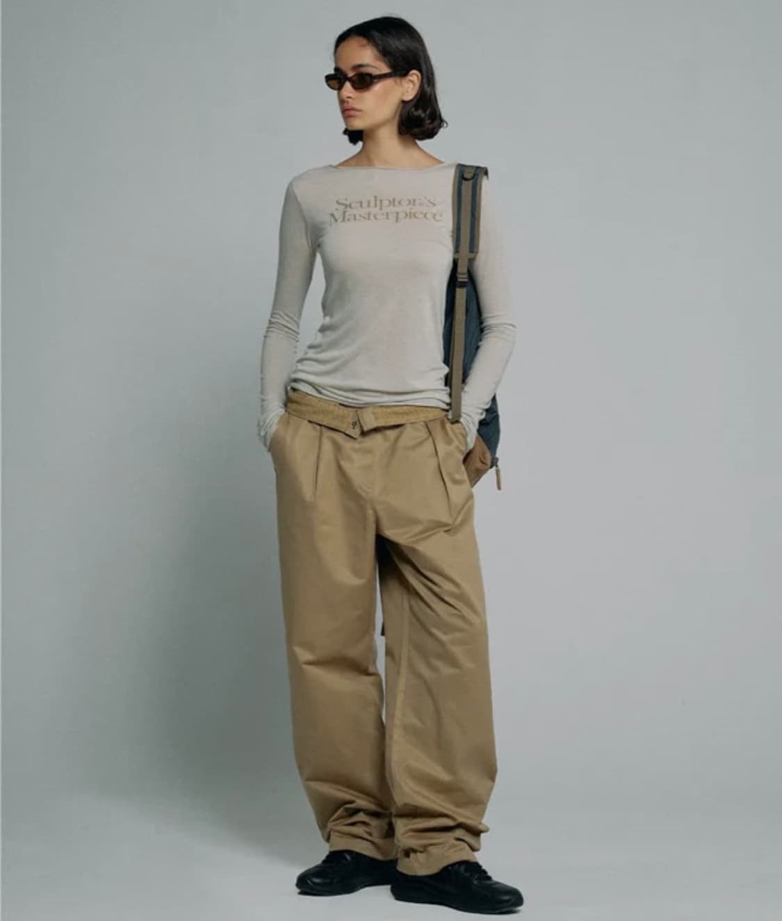 [스컬프터] 폴딩밴드 팬츠, M 상품이미지1