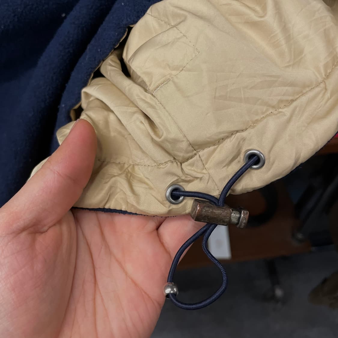 90s 폴로 골프 하프 집업 웜업 리버시블 플리스 상품이미지5