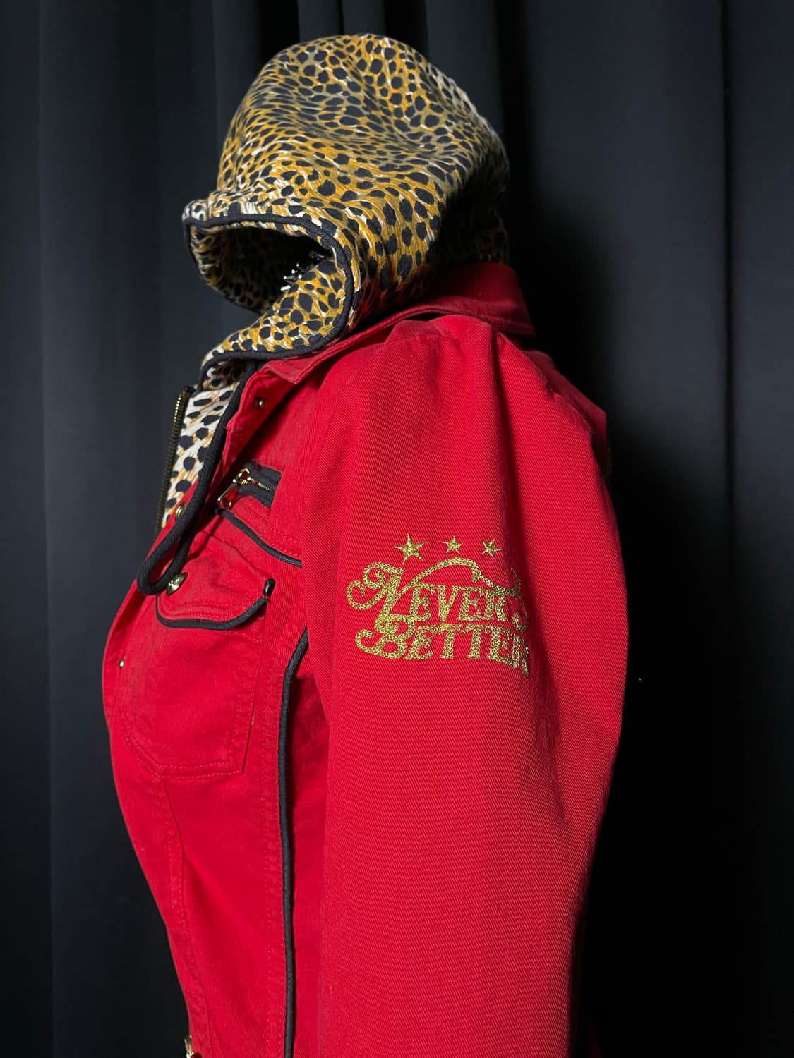 EGOIST 에고이스트 펑크 레오파드 호피 후드 자켓 상품이미지5