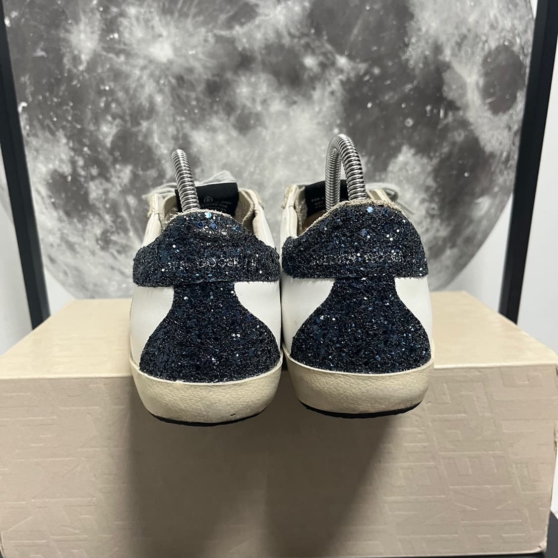 정품 38) 골든구스 누벅 글리터 탭 스니커즈 240~245 상품이미지4