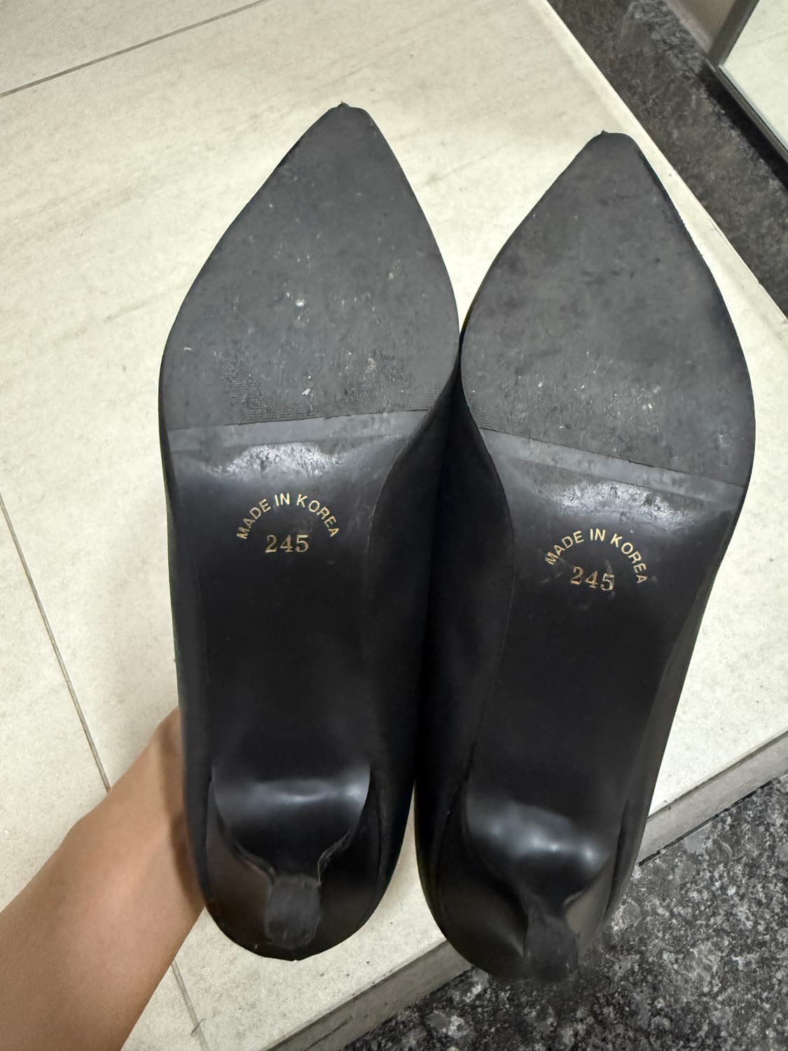 블랙 펌프스힐 상품이미지5