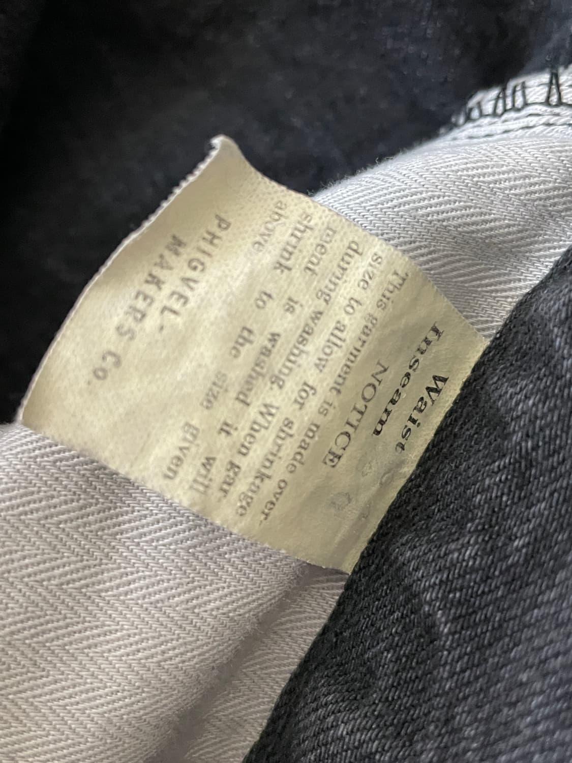 피그벨 phigvel 페이디드 진 블랙 3 상품이미지4