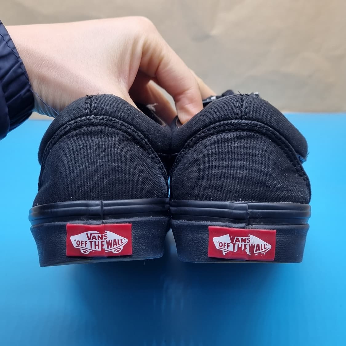 반스 올드스쿨 올블랙 스니커즈230 상품이미지4