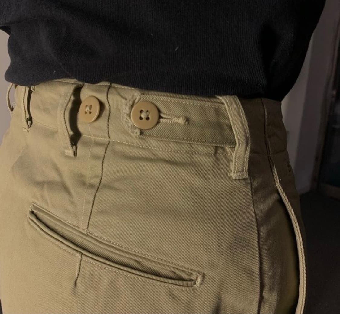 Cotton wide trousers 상품이미지6