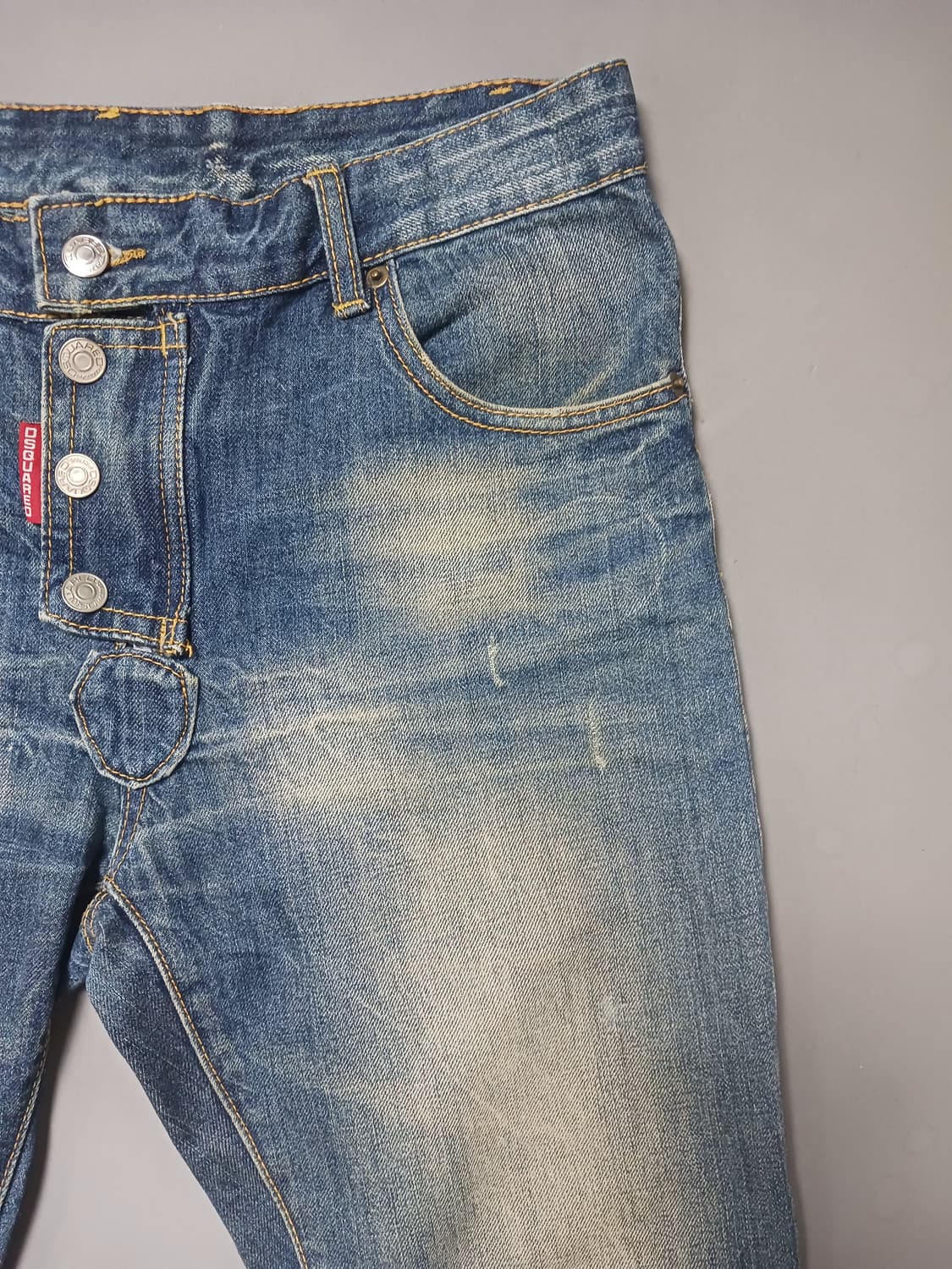 [32] 디스퀘어드2 소프트볼패치 레귤러진 청바지 상품이미지4