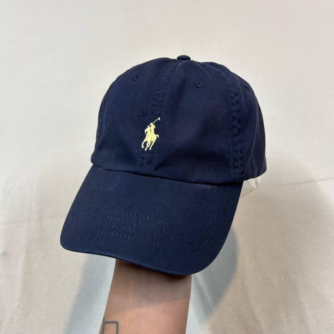 폴로 랄프로렌 네이비 볼캡 모자 신형 큐알탭 상품이미지1