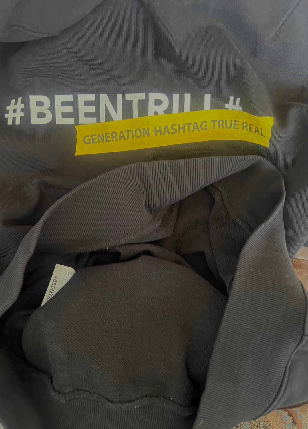 빈트릴 남성 블랙 후드티셔츠 로고티셔츠 상품이미지5