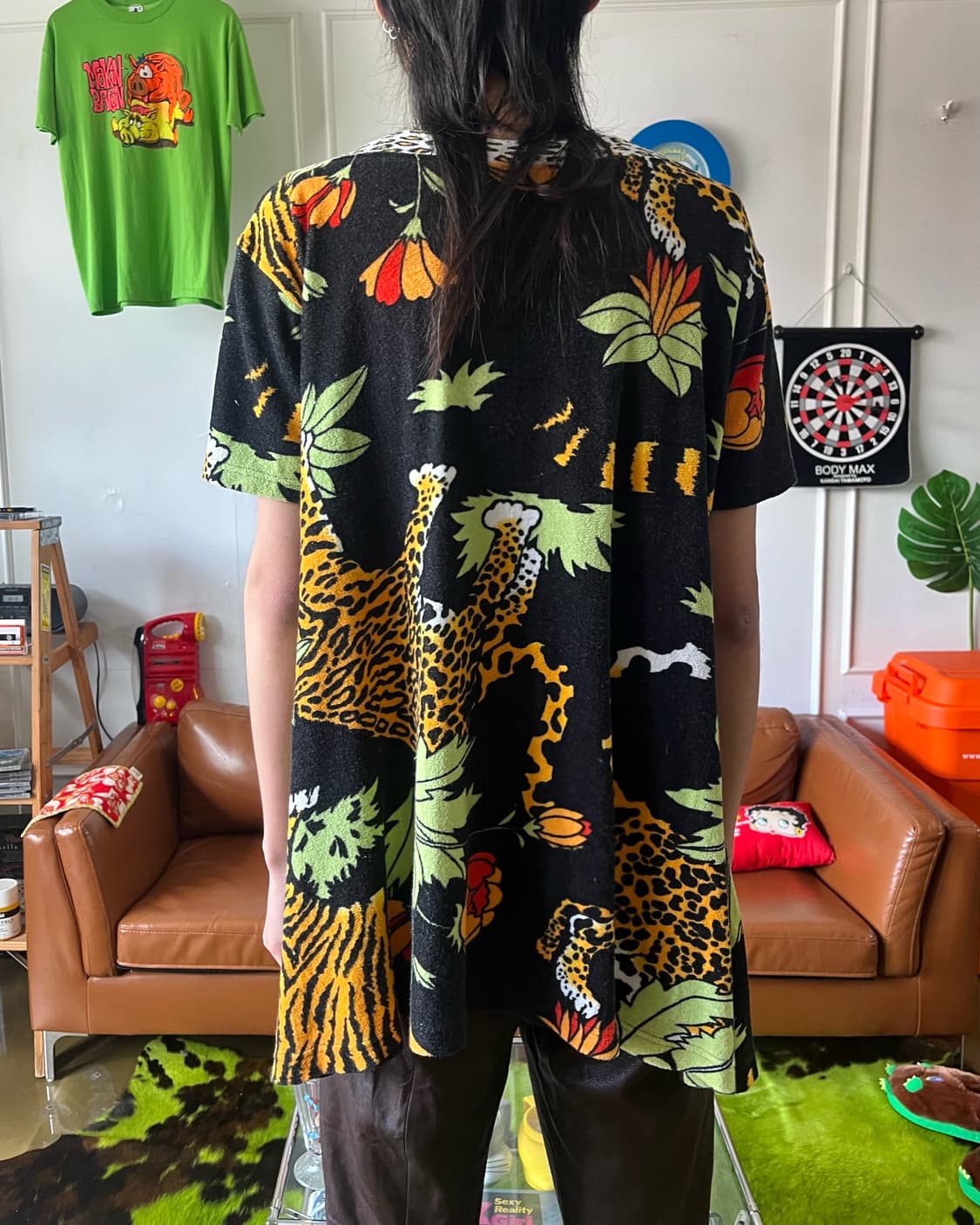 ~90s INVOICE Japanese Leopard 1/2 Top 상품이미지3
