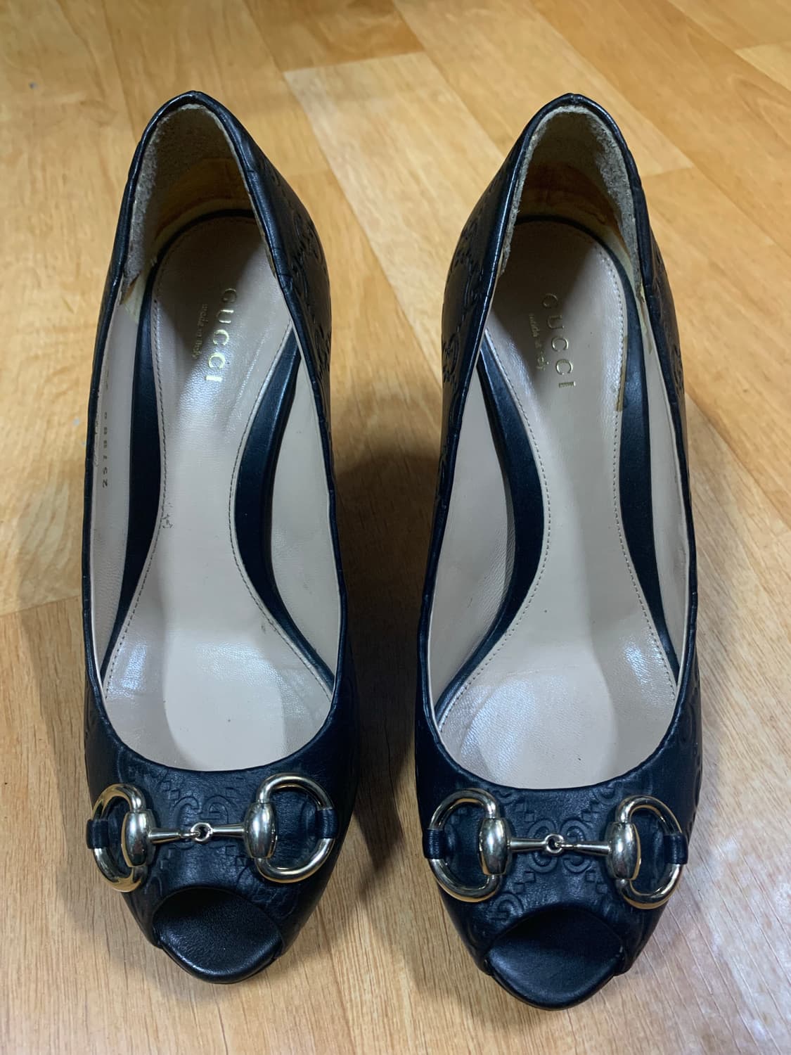 GUCCI 구찌 GG-로고 오픈 토 플랫폼(36 사이즈) 상품이미지2