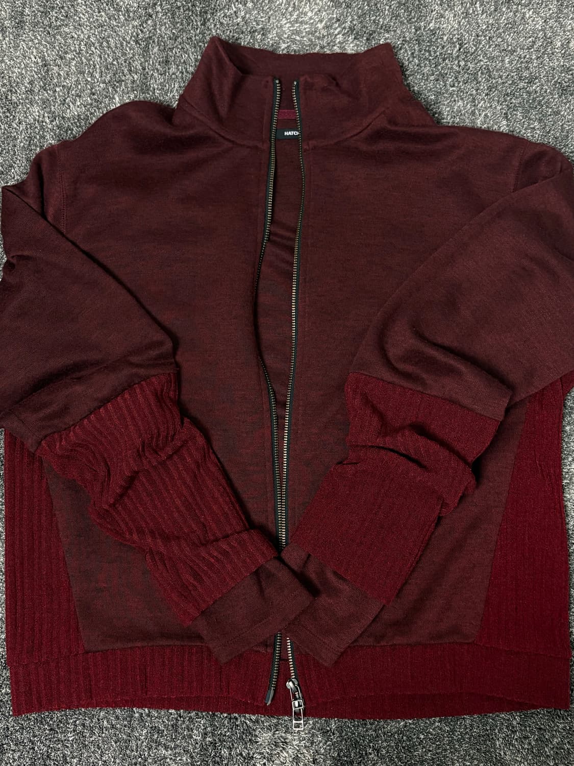 해칭룸 더블 슬리브 트랙 가디건 4 상품이미지2