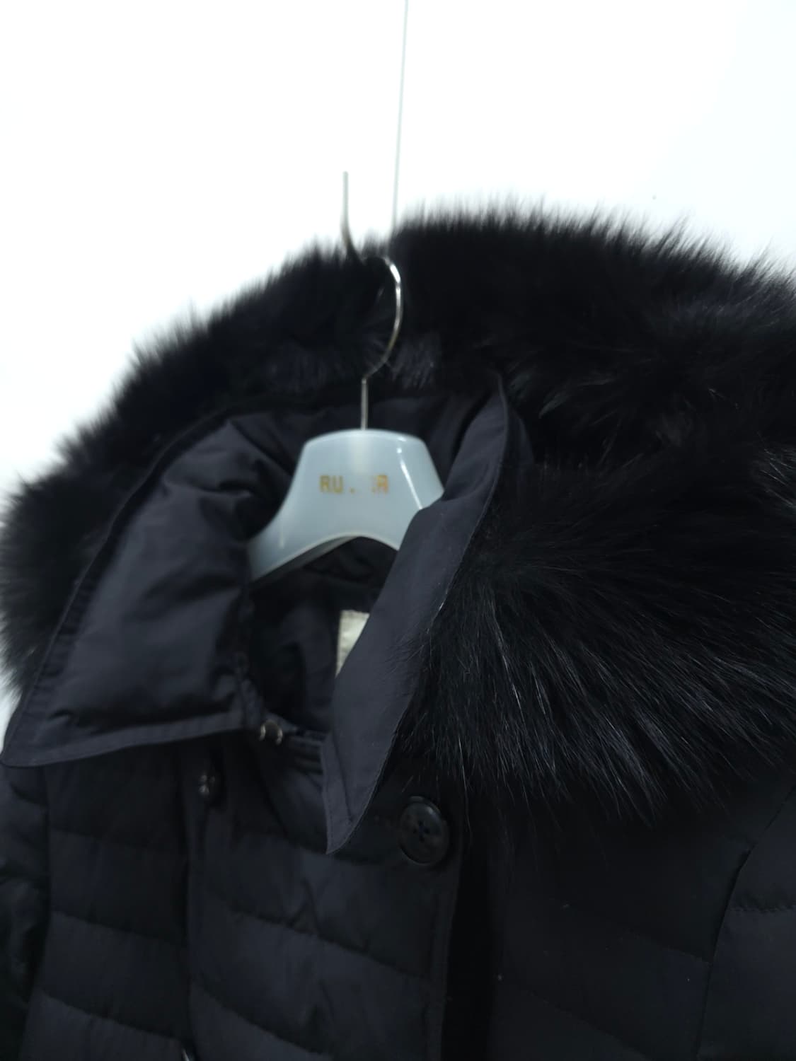 더엣지 여성 폭스퍼 프리미엄 구스다운 패딩코트 상품이미지3