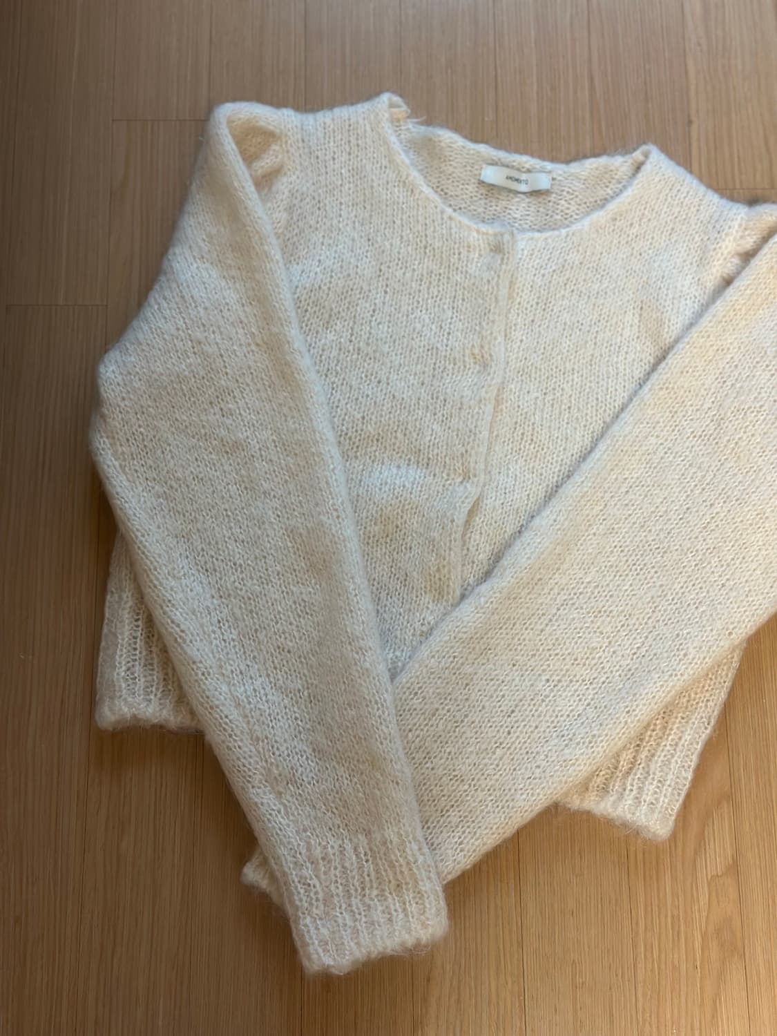 아모멘토 Amomento 뉴그랜마 가디건 아이보리 상품이미지7