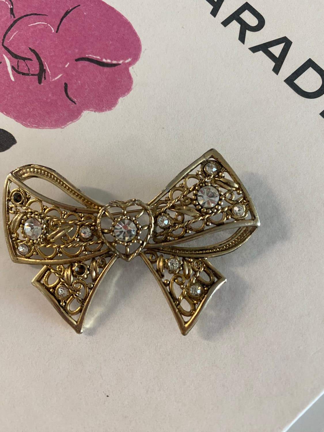 B급세일 리본 브로치 상품이미지3