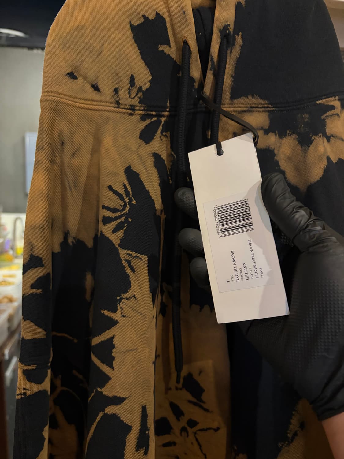 CMMN SWDN 커먼스웨덴 타이다이 후드 브라운 L 상품이미지3