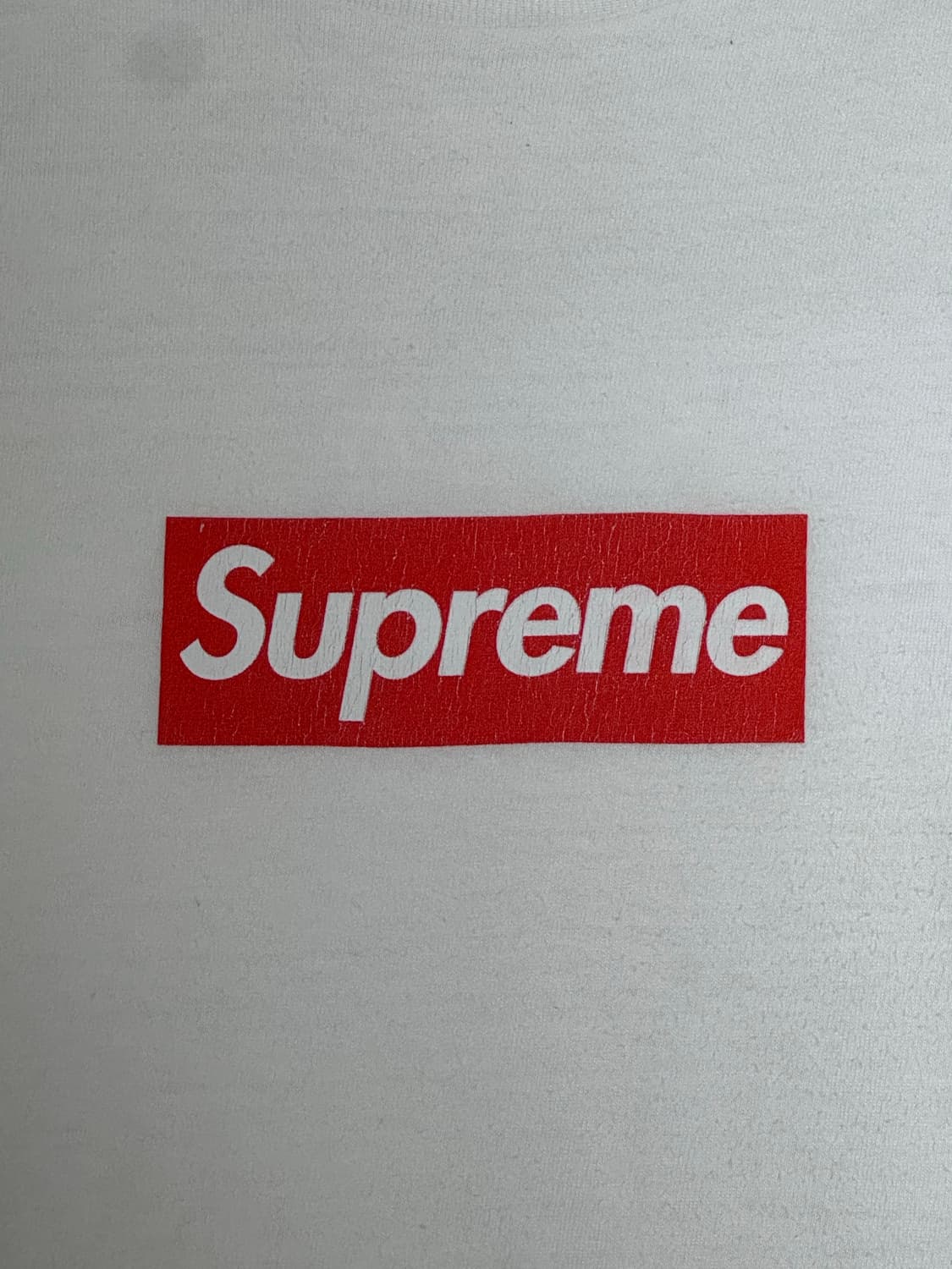 슈프림 20주년 힌색박스로고 티셔츠 fw-2014 상품이미지3