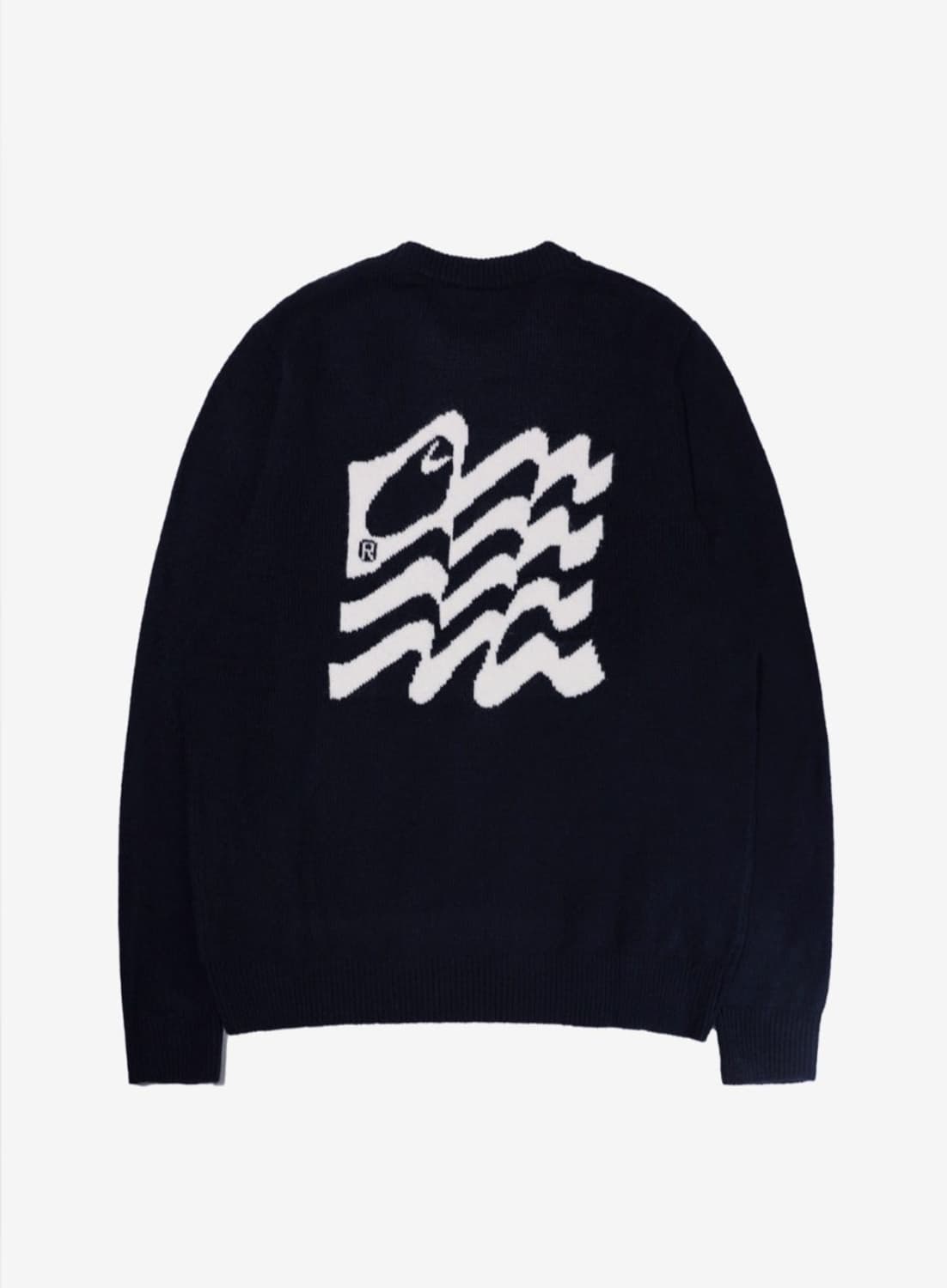 칼하트 WIP WAVY STATE SWEATER 딥 네이비 상품이미지6