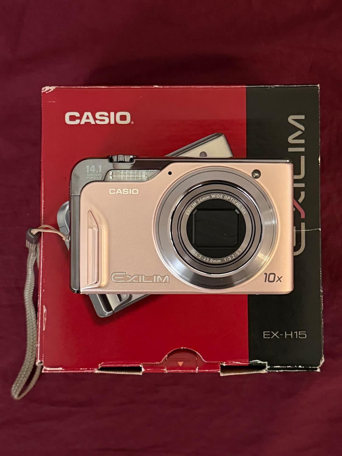 ✨풀박스!) 카시오 엑슬림 h15 핑크 상품이미지1