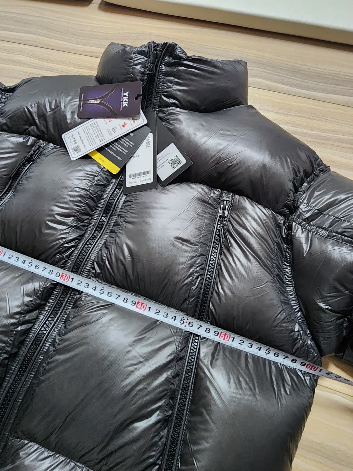 무신사스탠다드시티레저시어립스탑다운패딩점퍼xl 상품이미지9