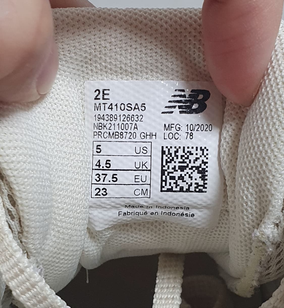 230mm 뉴발란스 410 V5 트레일 베이지 230 운동화 상품이미지9