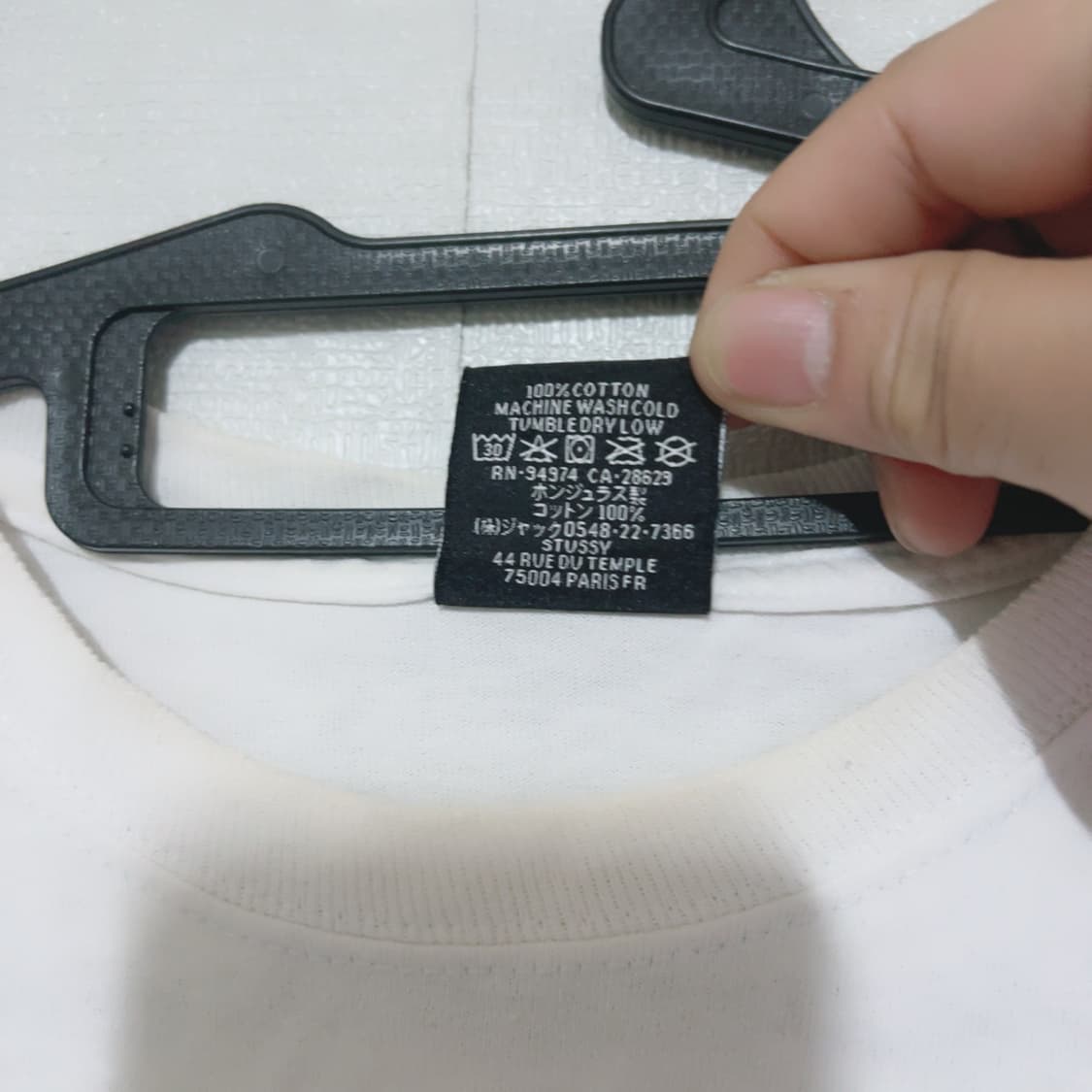 스투시 화이트 라이온프린팅 여름 공용 반팔티 상품이미지6