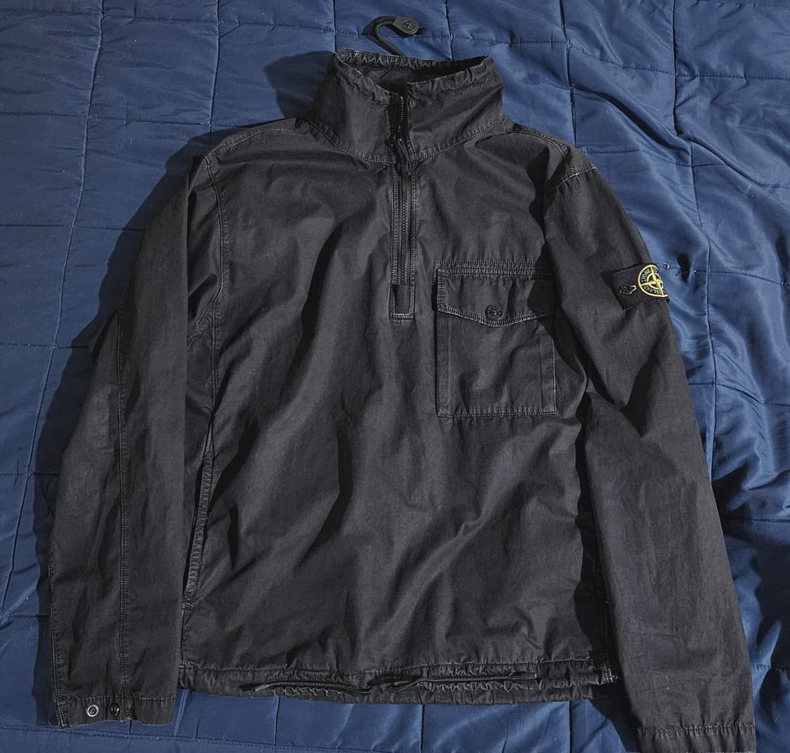 스톤아일랜드 올드이펙트 아노락 블랙 상품이미지1