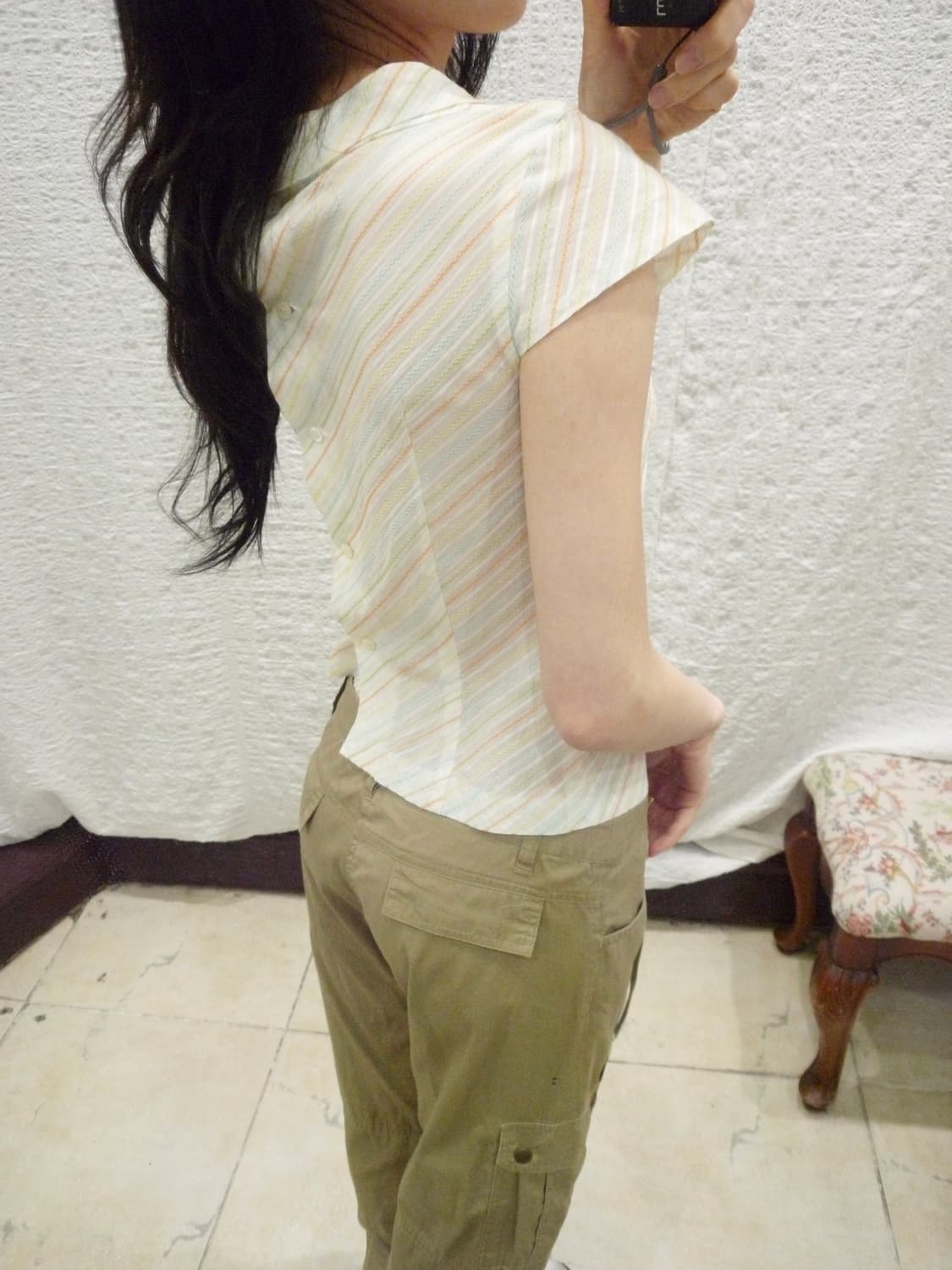 Citrus Breeze Accent Blouse 상품이미지2