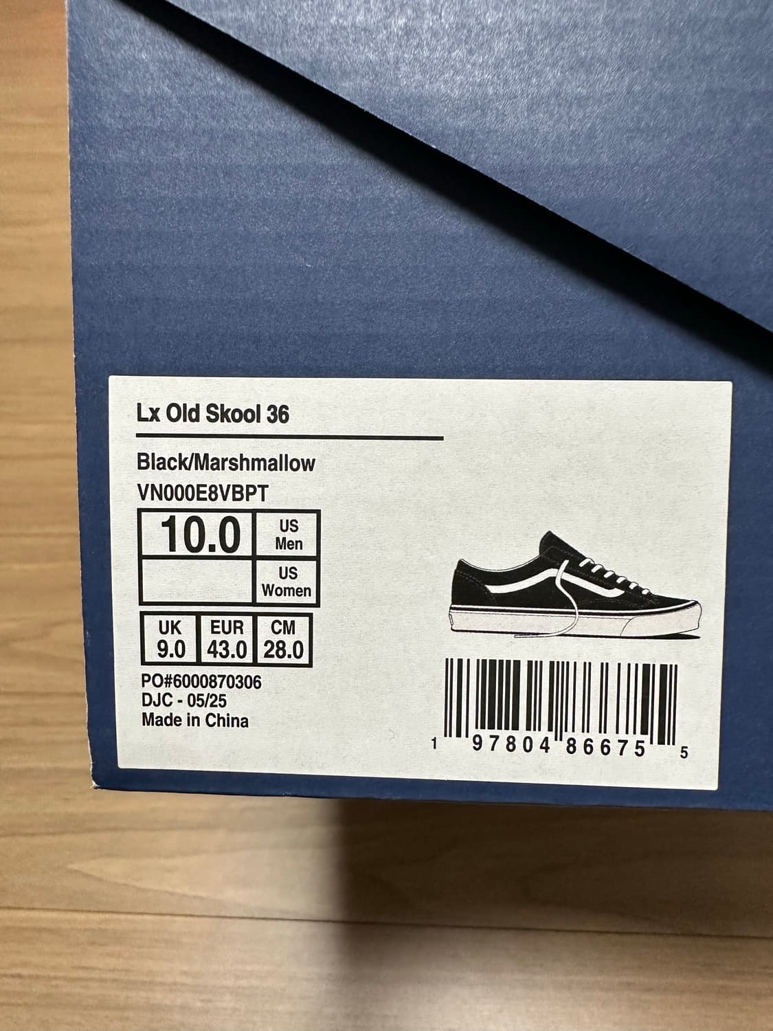 280 반스 프리미엄 올드스쿨 36+ 블랙 마쉬멜로우 스타일 36 상품이미지9