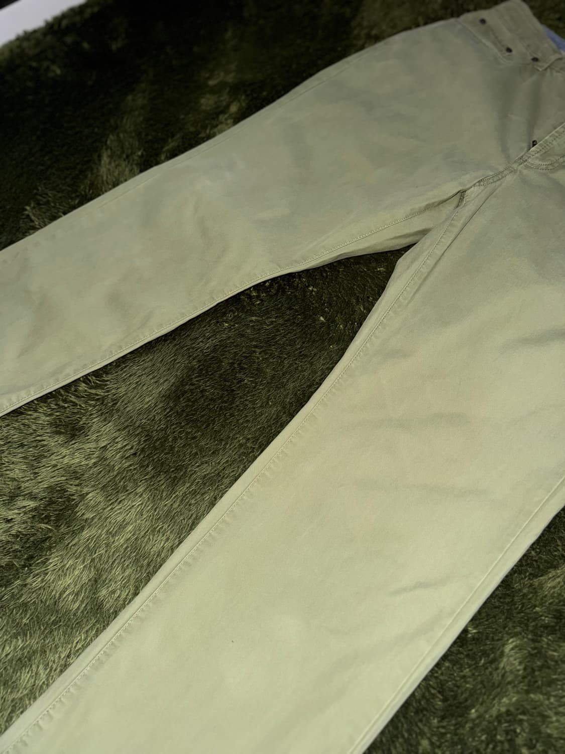 [35X32] L.L.Bean 엘엘빈 5포켓 피마 코튼 팬츠 올리브 상품이미지6