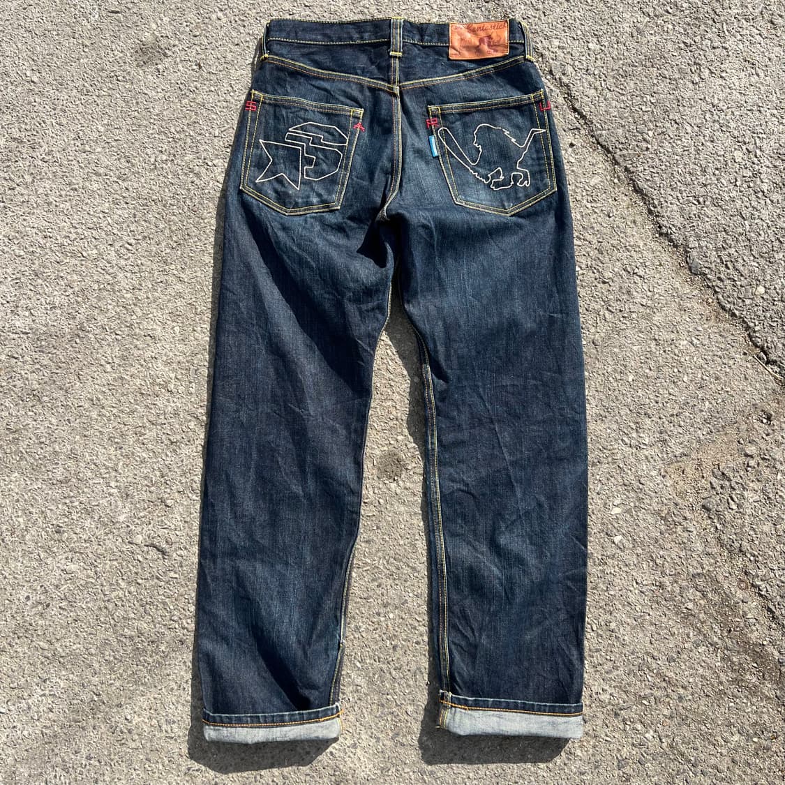 Santastic! 사루 셀비지 데님 팬츠 상품이미지6