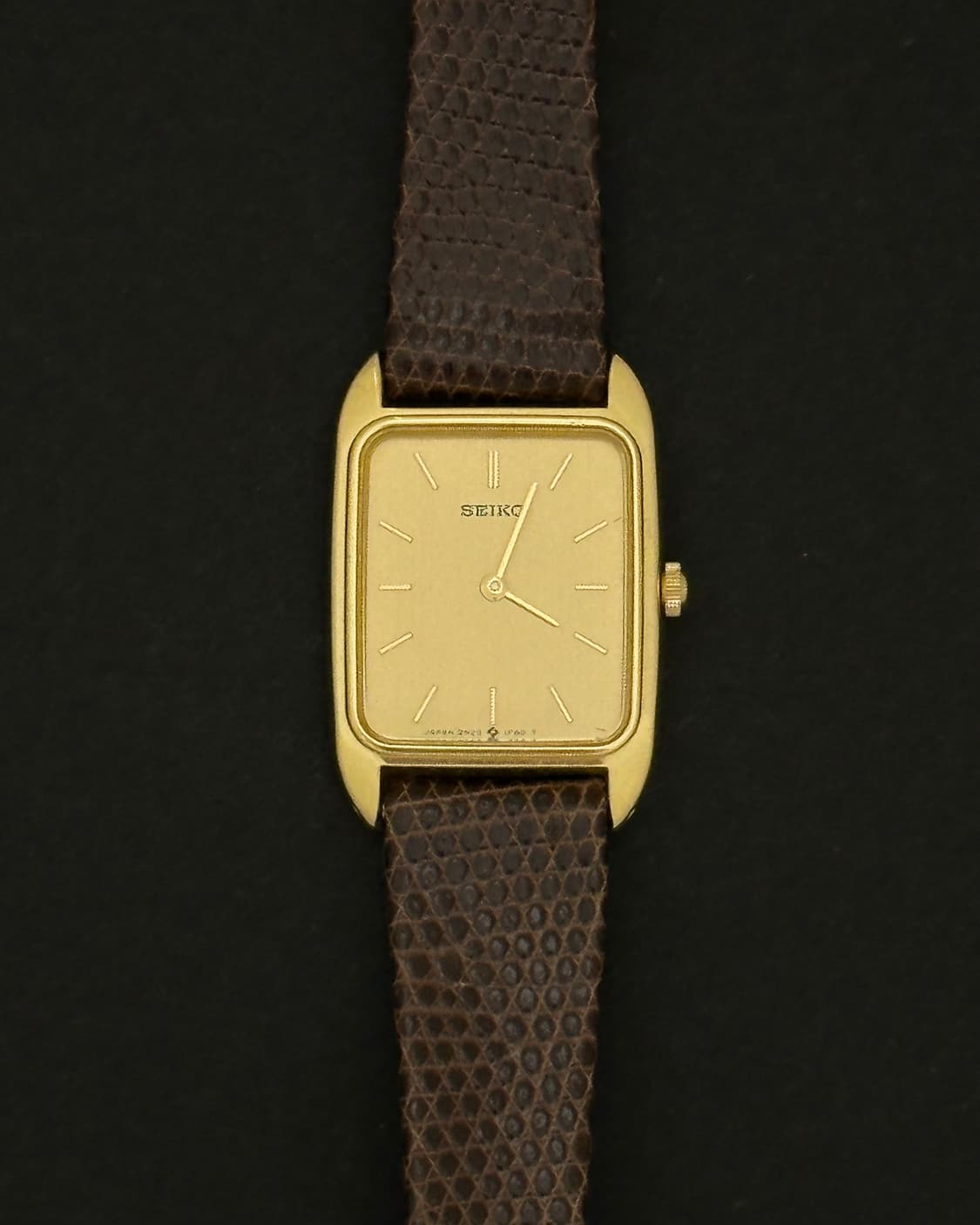 세이코 골드 다이얼 쿼츠 시계 상품이미지2