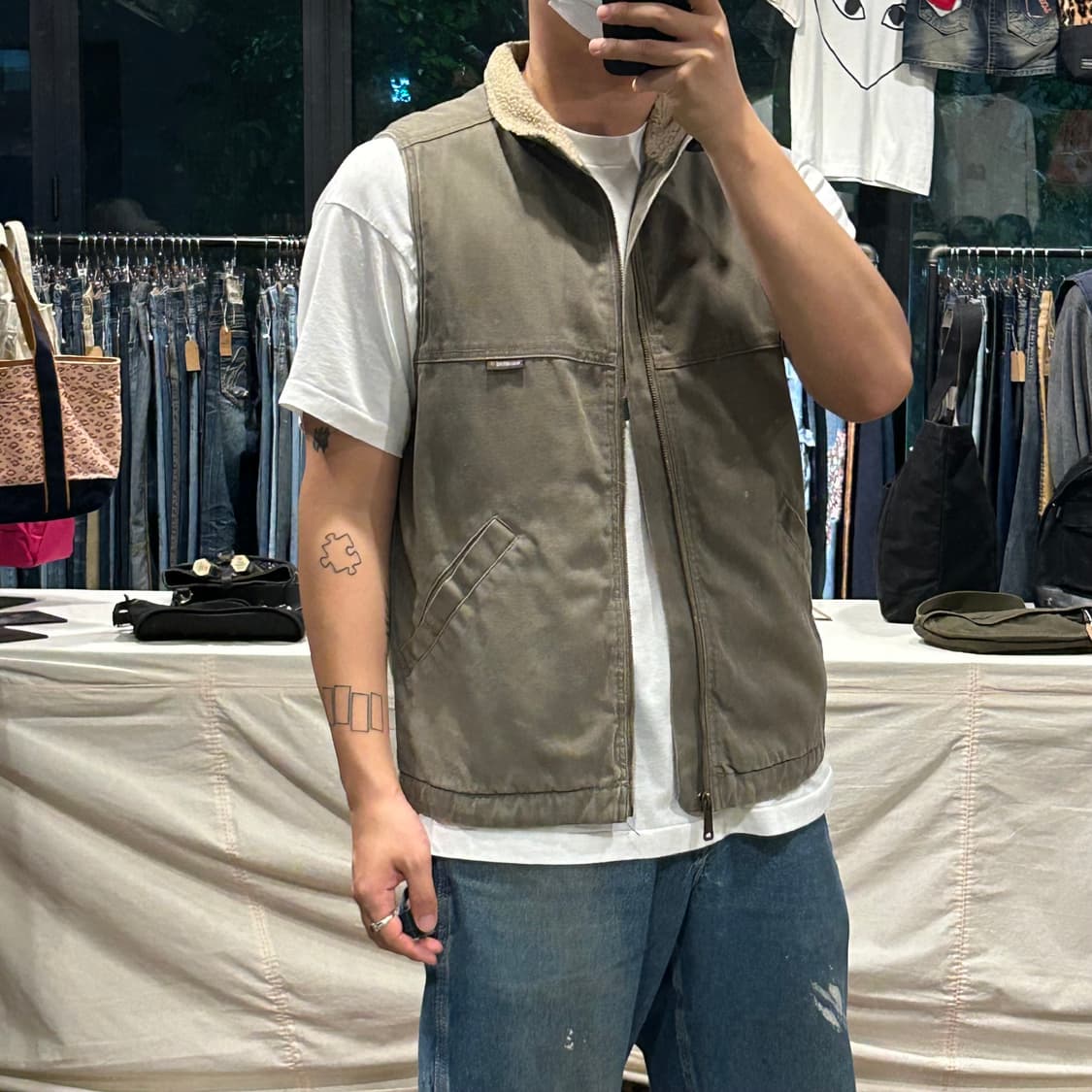M) WOLVERINE 울버린 USA 워크웨어 베스트 조끼 상품이미지9