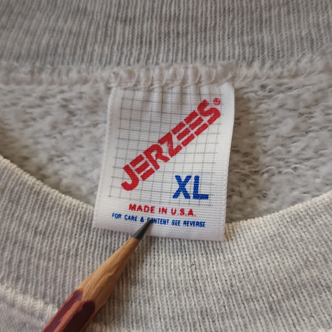90s 져지스 빈티지 스웻셔츠 플레인 스웻셔츠 오트밀 xl 상품이미지6