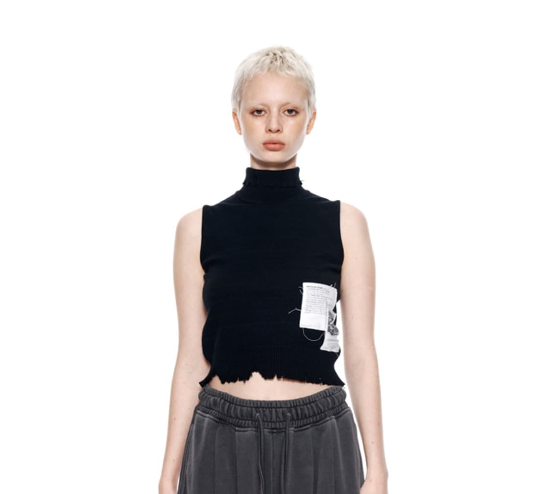 [Matin Kim Wool Sleeveless Knit Vest 상품이미지3