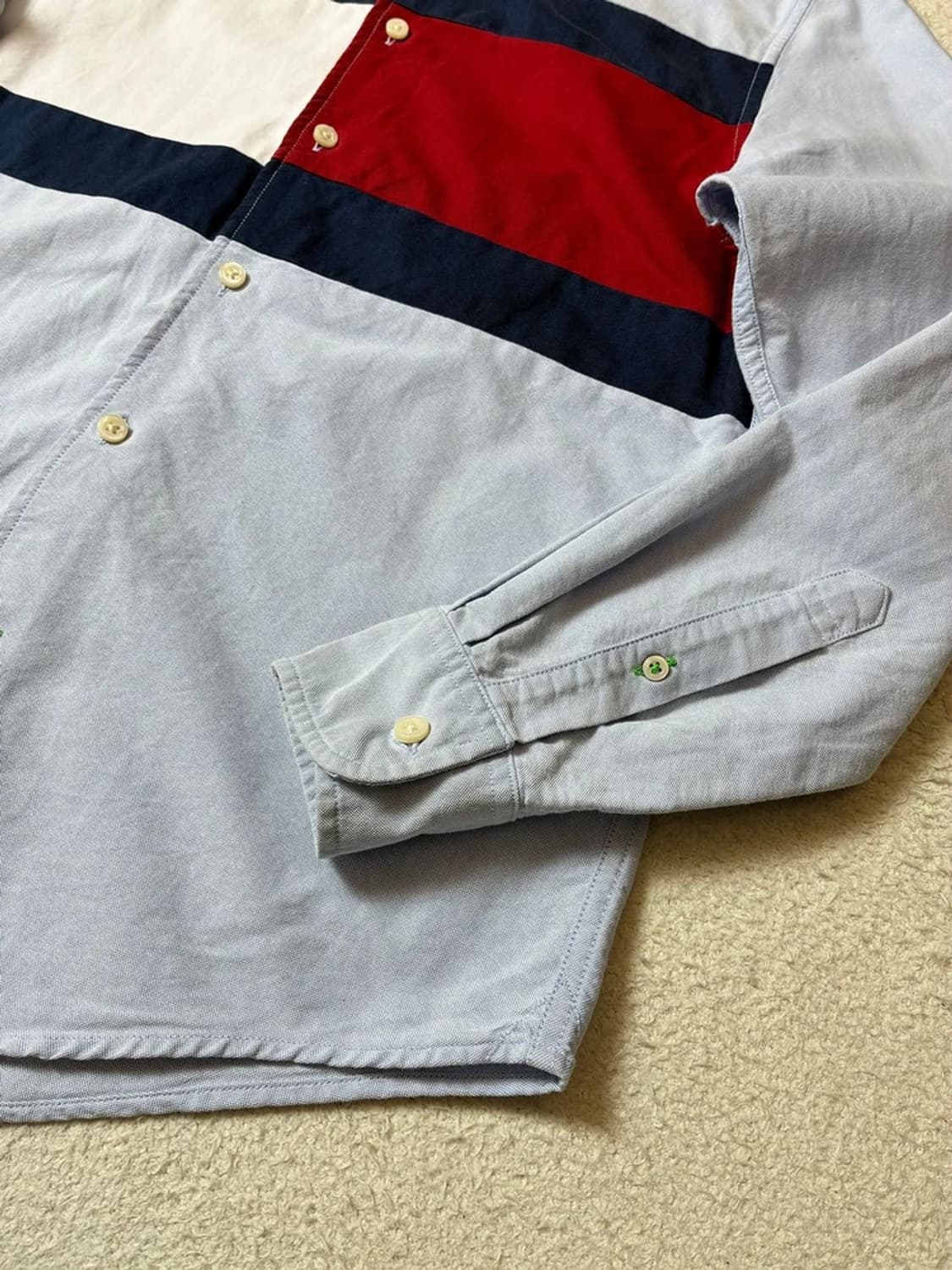 타미힐피거 아이코닉 플래그 로고 옥스퍼드 셔츠 PN7850 상품이미지4