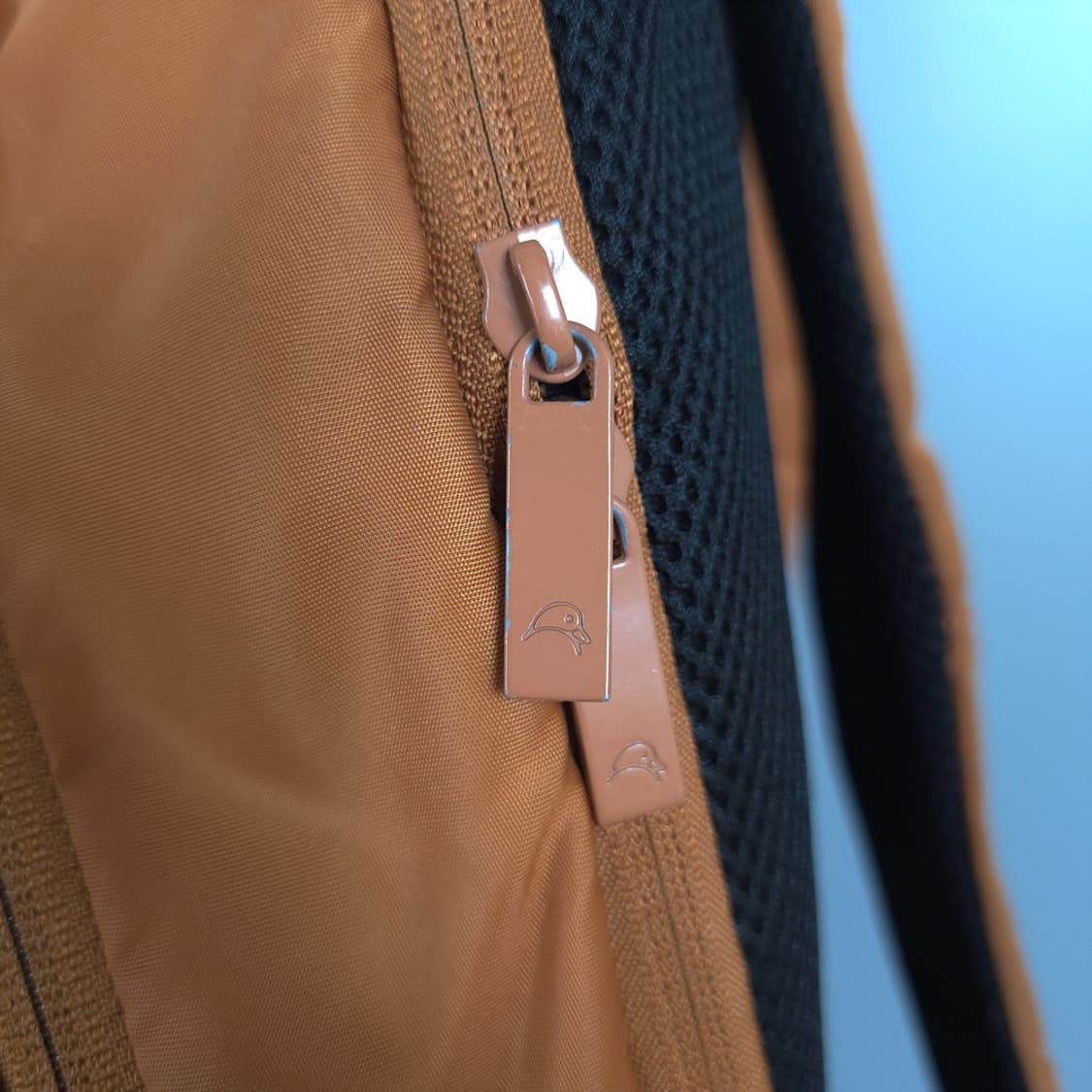 만다리나덕 Mandarina Duck 오렌지 나일론 백팩 상품이미지8