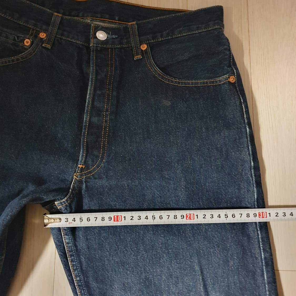 리바이스 501-0101  데님 진 팬츠 청바지 빈티지 인디고 진청 상품이미지8