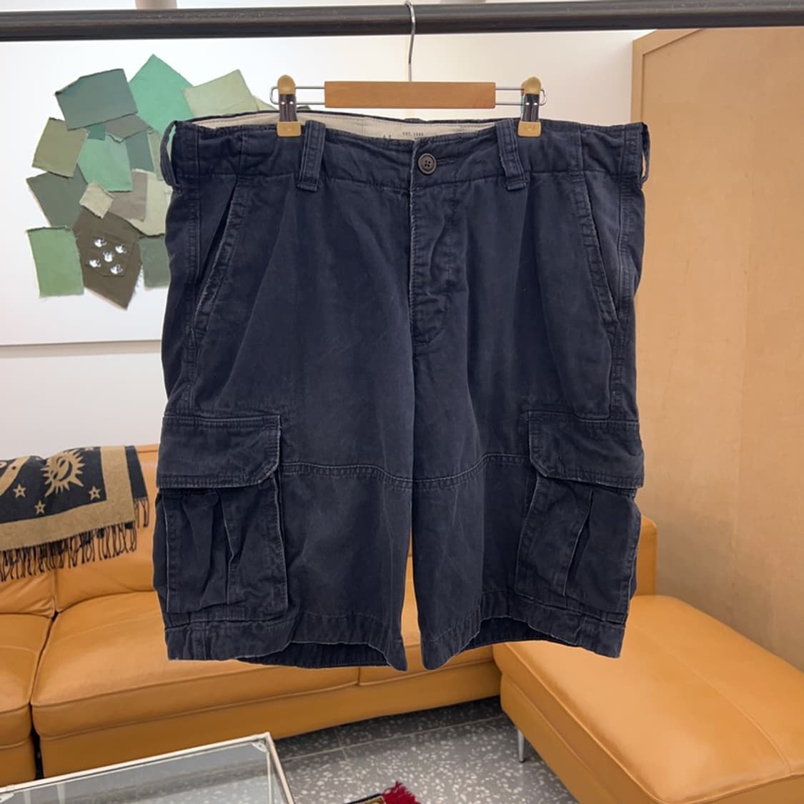 아베크롬비 빈티지 카고팬츠 반바지 36인치 C04298  상품이미지1