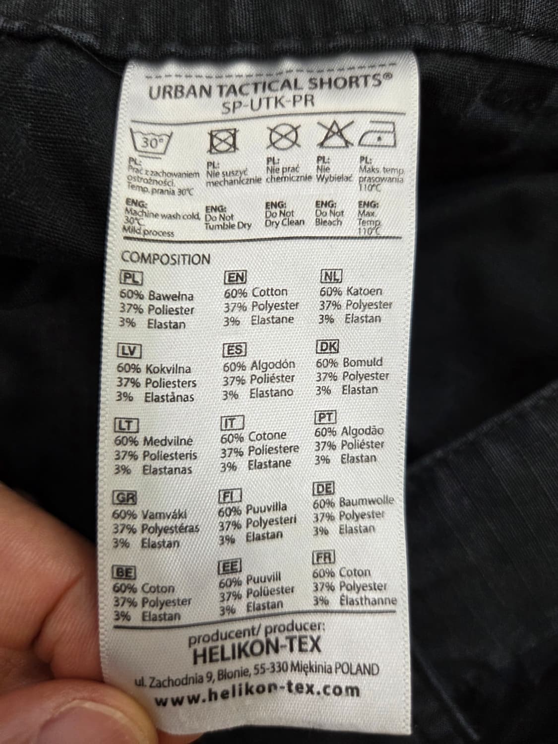 2XL 헬리콘덱스 UTS 어반 택티컬 숏팬츠 상품이미지10