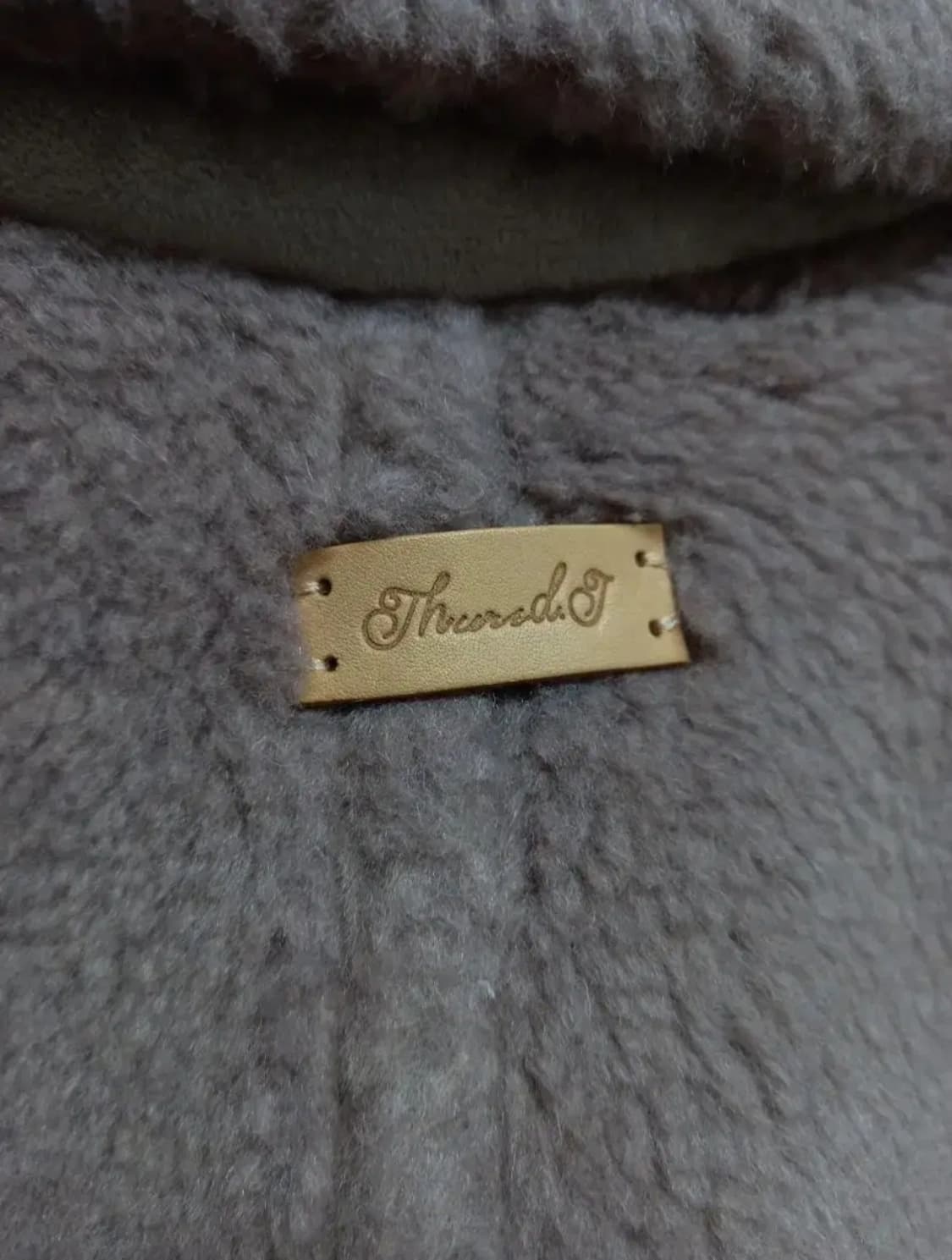 새 써스데이아일랜드 부클 테디베어 롱 코트 66 상품이미지7