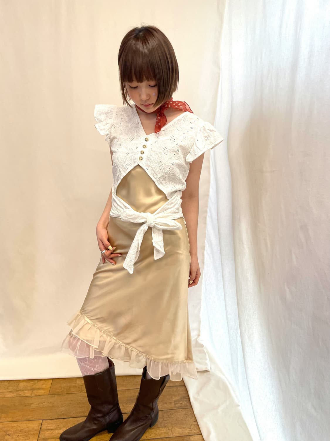 ribbon vest 상품이미지2