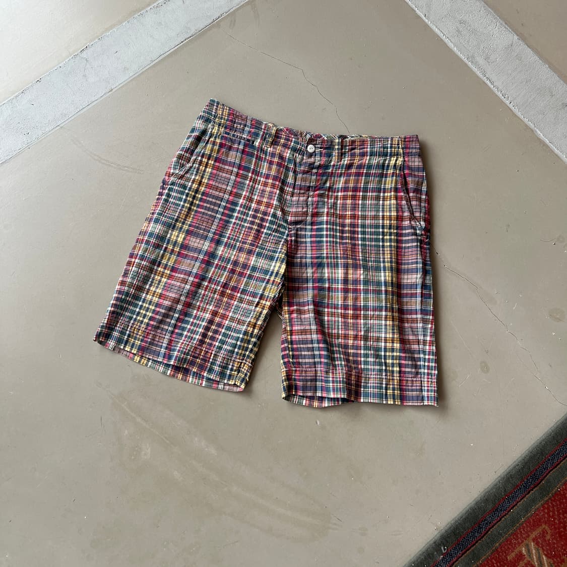 폴로 랄프로렌 체크 하프 팬츠 상품이미지1