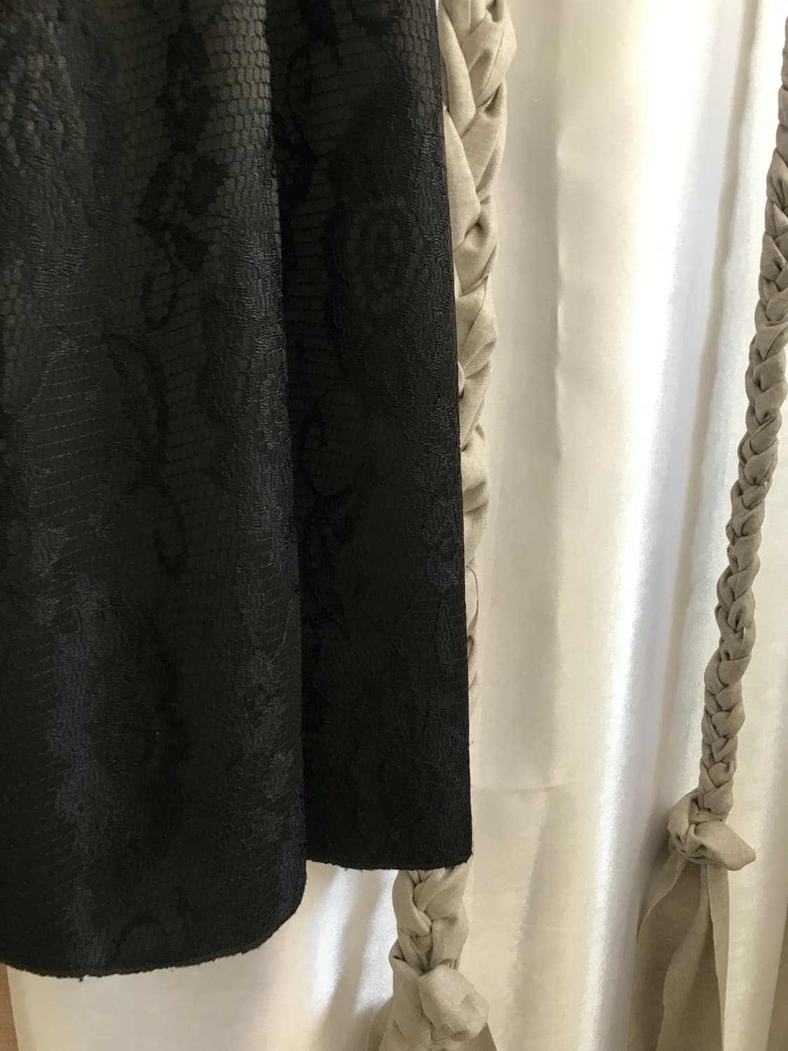 vintage black pattern skirt (25inch) 상품이미지6