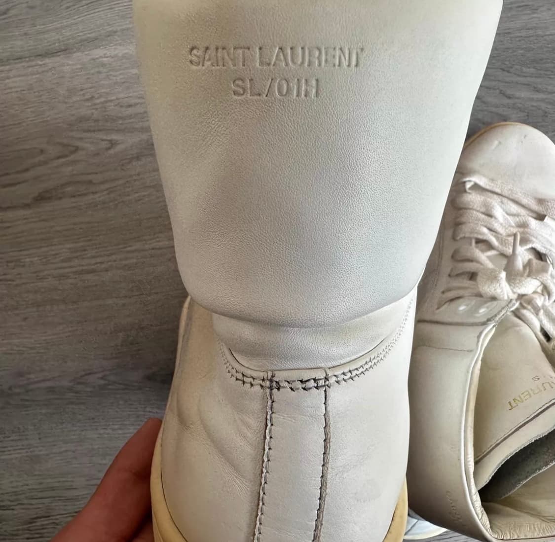 생로랑 화이트 하이탑 SL/01  상품이미지8
