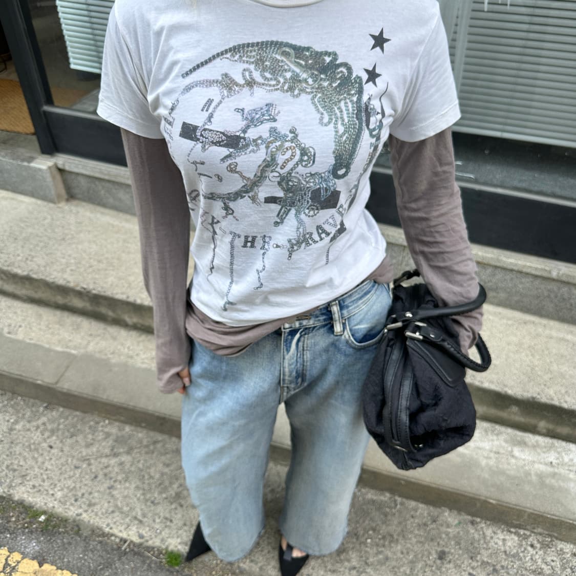 00s 빈티지 디젤 반팔 티셔츠 상품이미지7