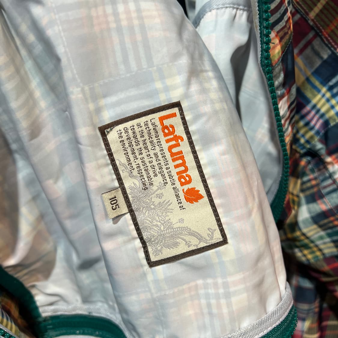 라푸마 체크 후드 바람막이 상품이미지5