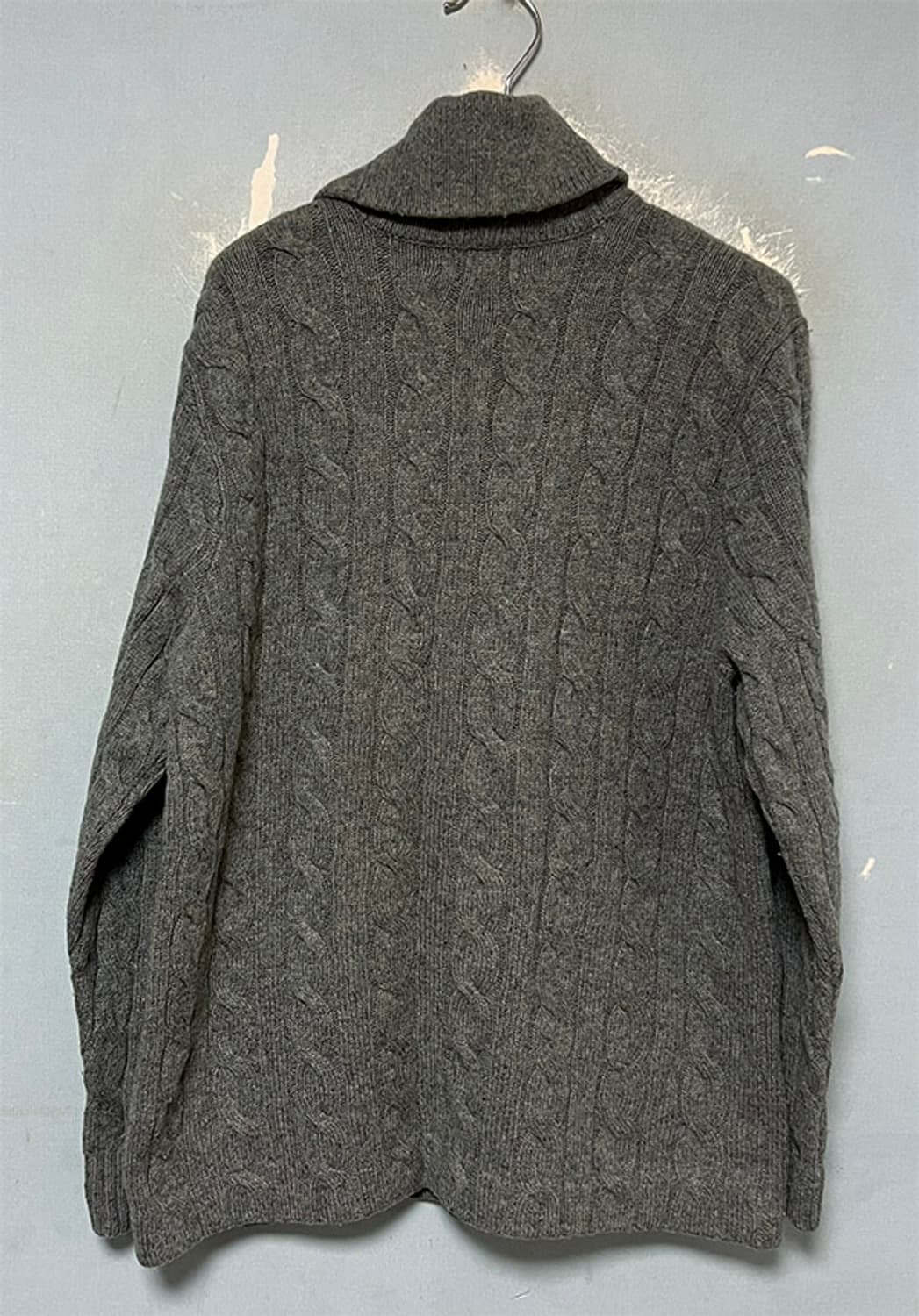 POLO 폴로 남자 꽈배기 숄카라 니트가디건 M 95-100  상품이미지2