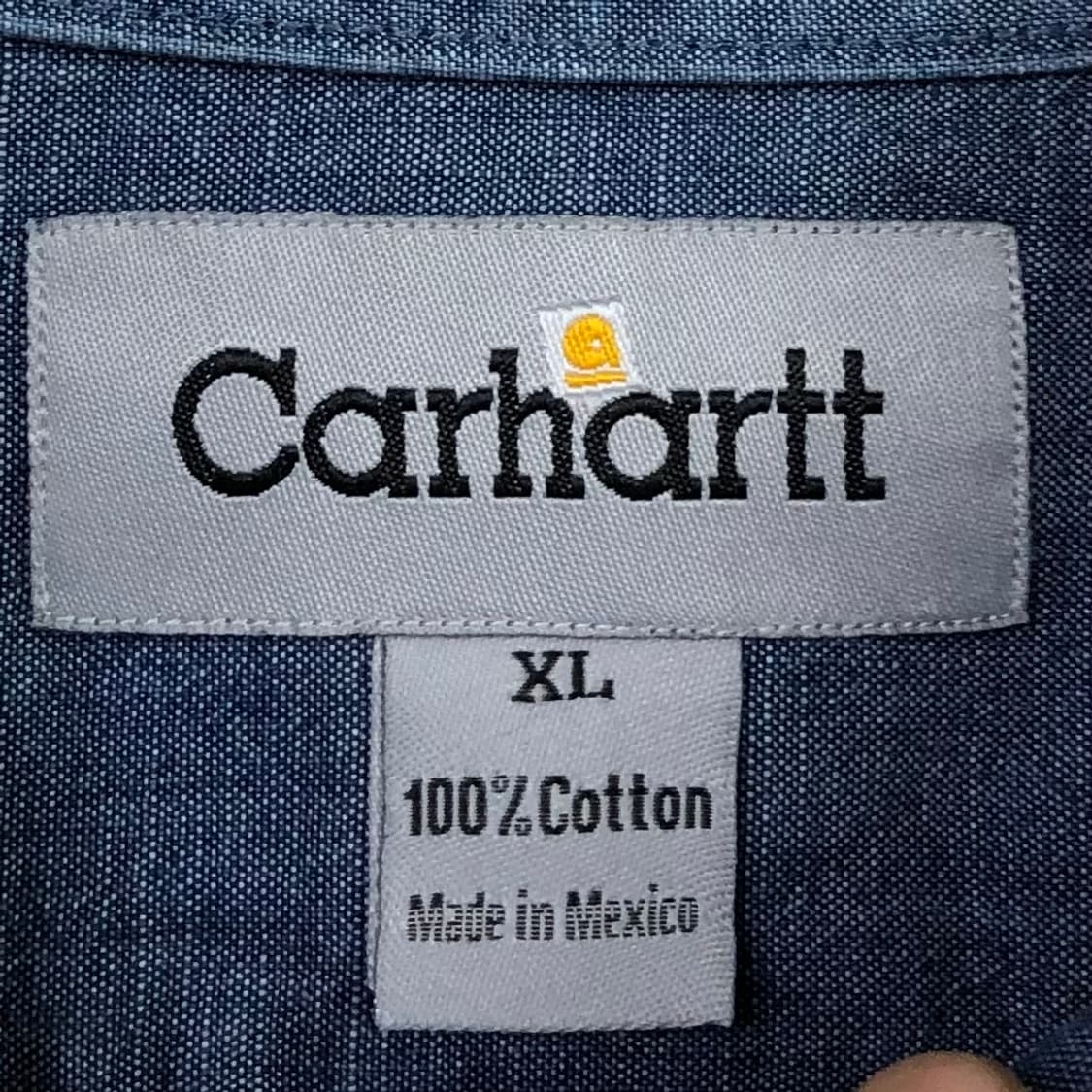 XL 칼하트 샴브레이 데님 셔츠  상품이미지3